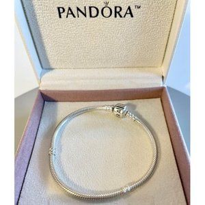 PANDORA👑 Moments, Snake Chain Bracelet, 7’’